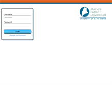 Tablet Screenshot of mycampus.umf.maine.edu