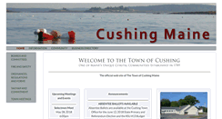 Desktop Screenshot of cushing.maine.gov