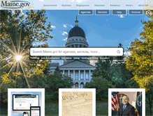 Tablet Screenshot of maine.gov
