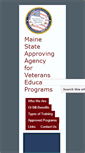 Mobile Screenshot of msaa.maine.edu