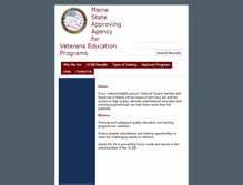 Tablet Screenshot of msaa.maine.edu
