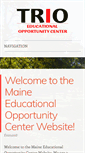 Mobile Screenshot of meoc.maine.edu