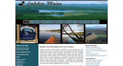 Desktop Screenshot of embden.maine.gov